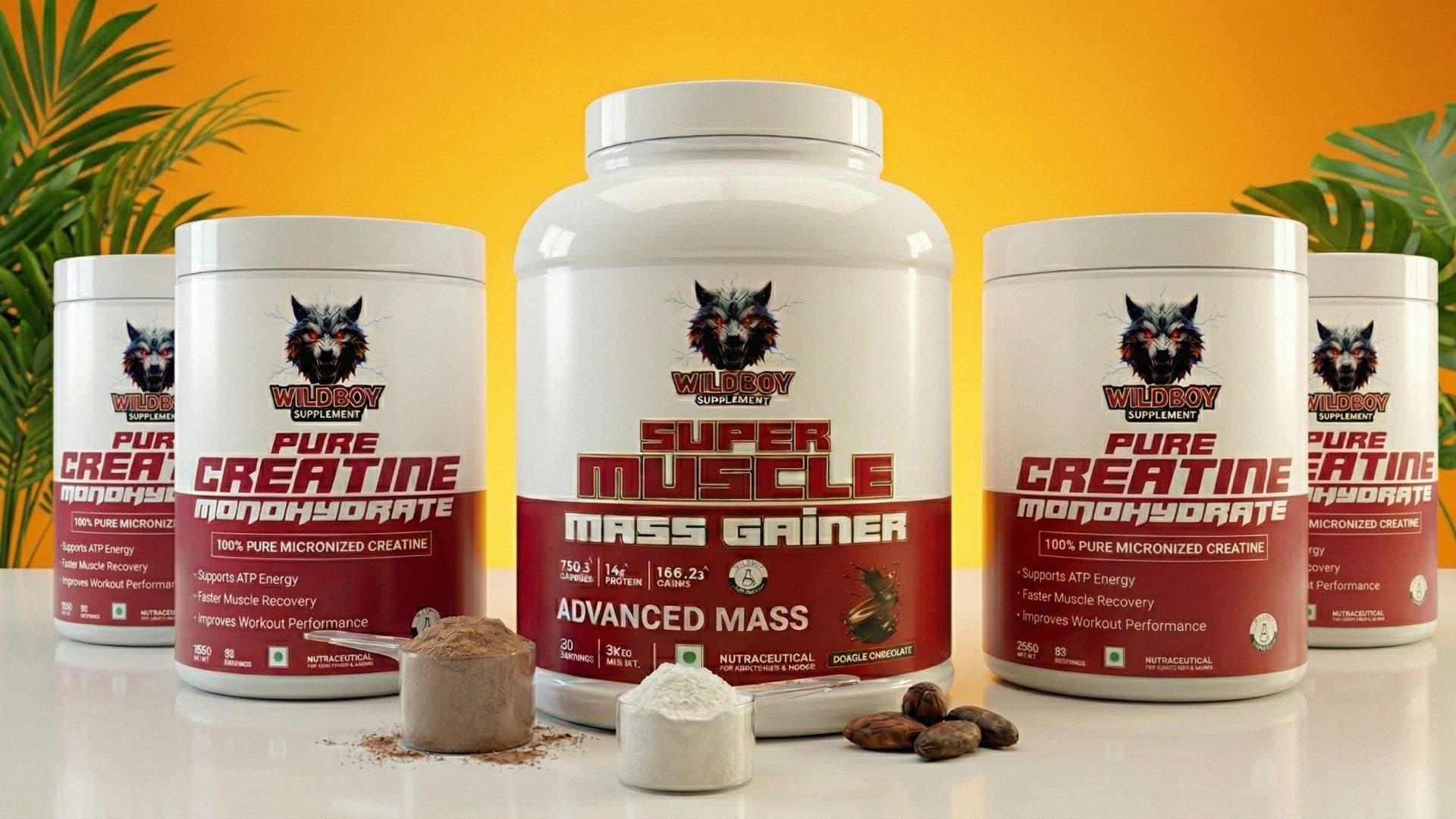 Wildboy Supplements Boxes Lineup Image 2