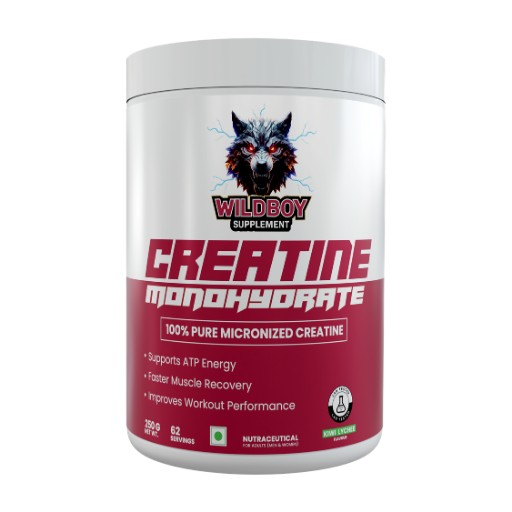 Wildboy Supplement Creatine Monohydrate Kiwi Lychee Front