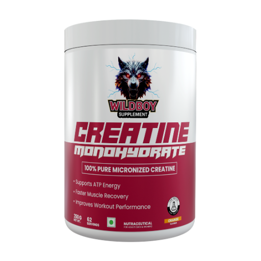 Wildboy Supplement Creatine Monohydrate Orange Front