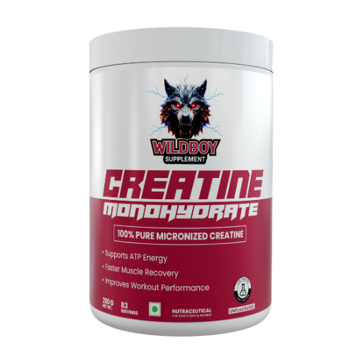 Wildboy Supplement Creatine Monohydrate Unflavoured Front