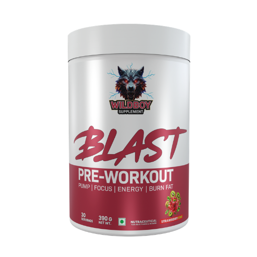 Wildboy Pre-Workout 390Gm - Strawberry Kiwi